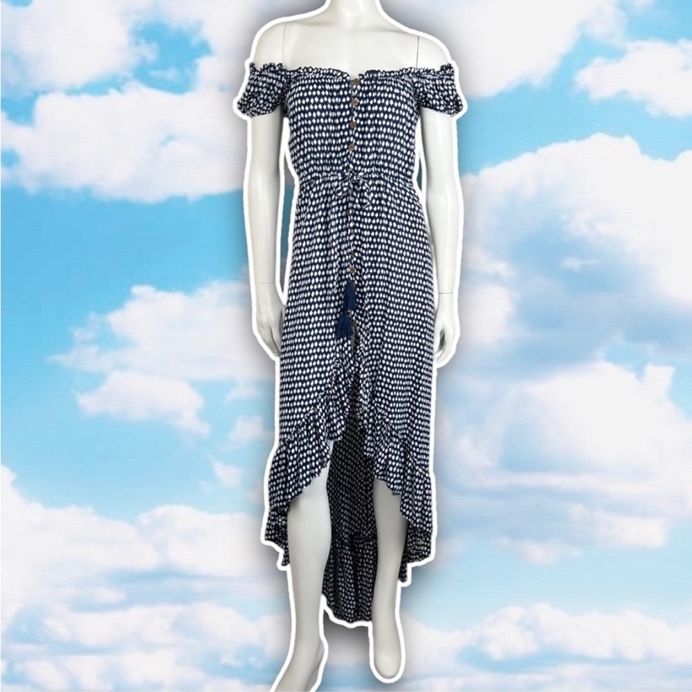 Tiara Hawaii Riviera Maxi Dress high low